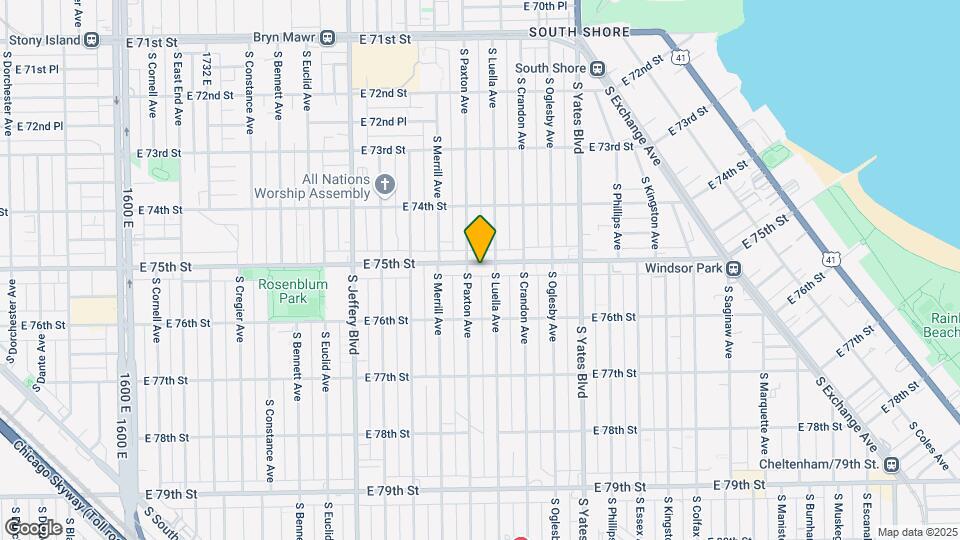 2207 E 75th St Map and Location Details