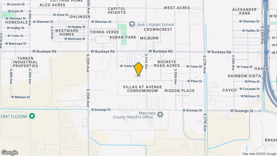3128 W Pima St Map and Location Details
