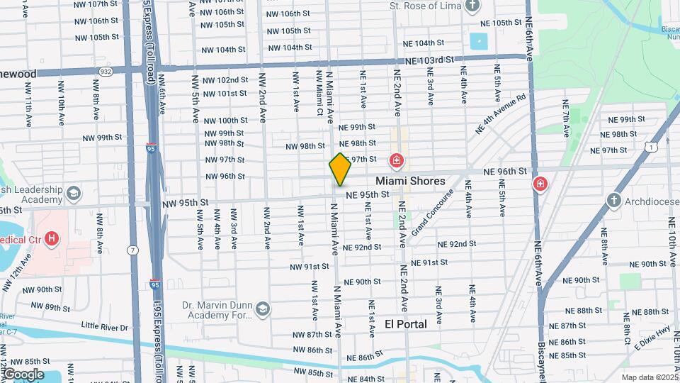 15 NE 95th St Map and Location Details
