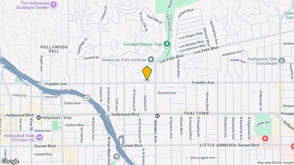 5540 Franklin Ave Map and Location Details