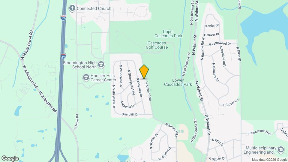 3351 N Kinser Pike Map and Location Details