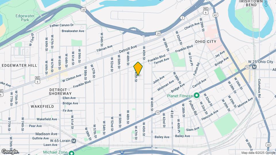 1815 W 47th St, Unit 1 Map and Location Details