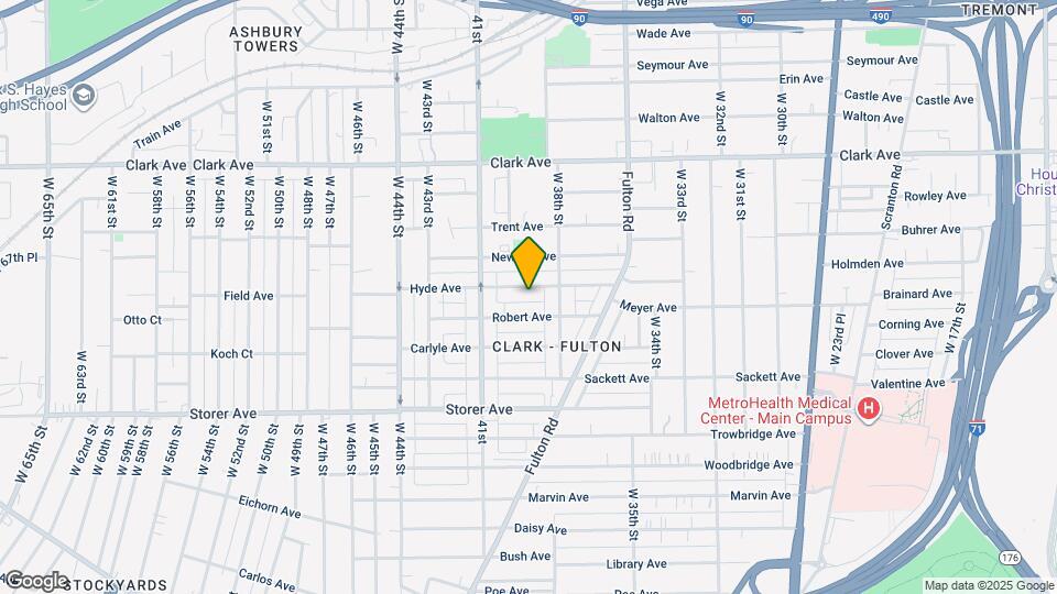 3915 Hyde Ave Map and Location Details