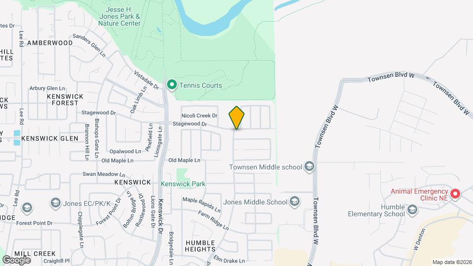 8902 Stagewood Dr Map and Location Details