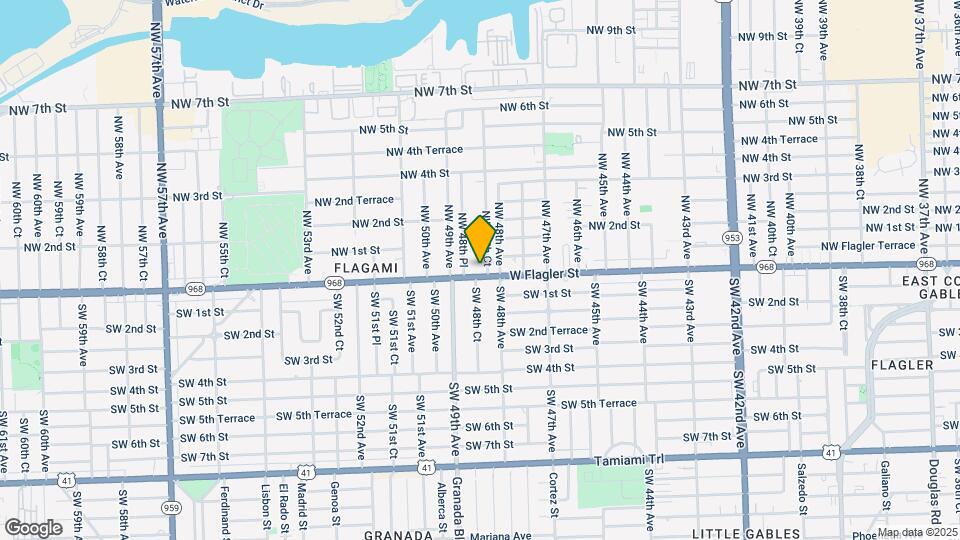 4831 W Flagler St Map and Location Details