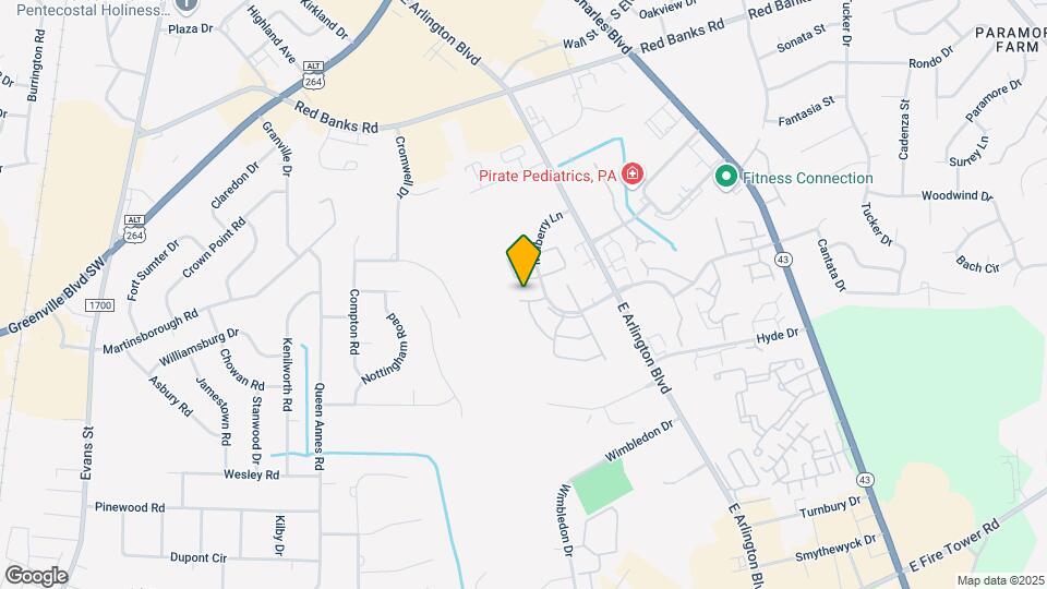2804 Mulberry Ln Map and Location Details