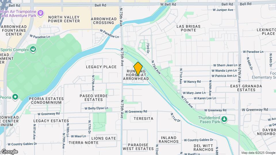 15853 N 74th Ave Map and Location Details