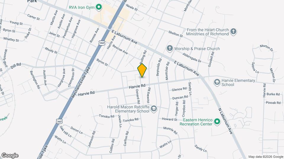 3525 Bolling Rd Map and Location Details