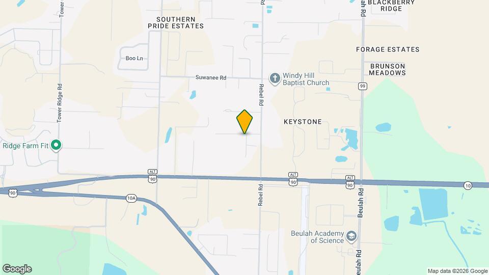 6327 Burrow Ln Map and Location Details