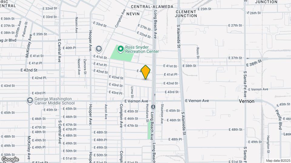 1632 E 42nd St Map and Location Details