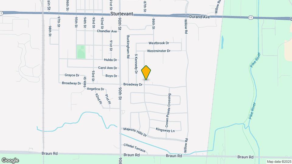 8632 Broadway Dr Map and Location Details