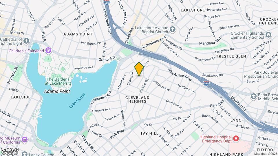 600 Wesley Ave, Unit A Map and Location Details