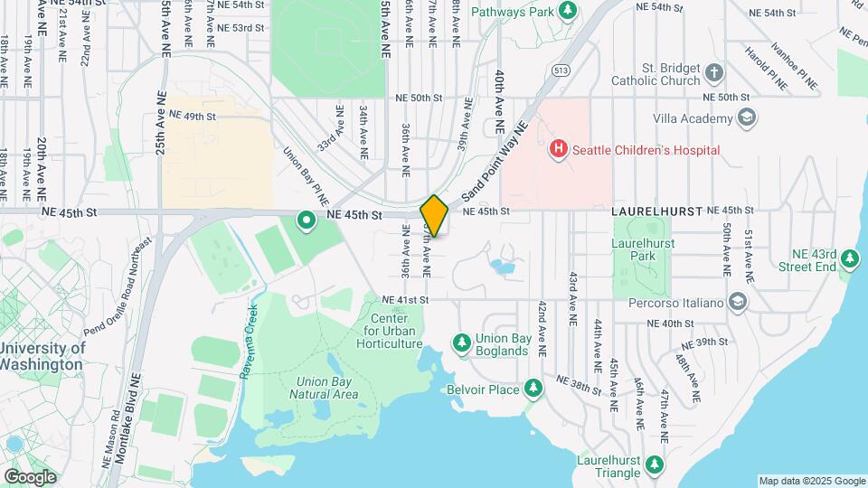 4312 37th Ave NE Map and Location Details