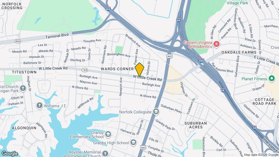 215 W Little Creek Rd Map and Location Details