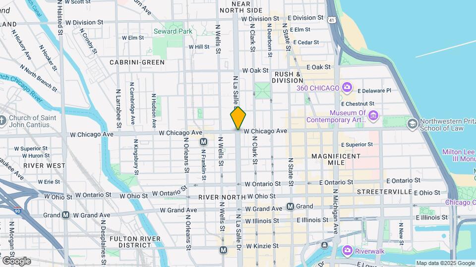 1200 N LaSalle St Mapa y Detalles de la Ubicación