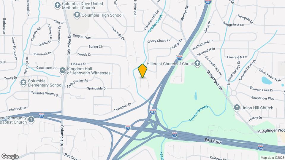 2322 Chevy Chase Ln Map and Location Details