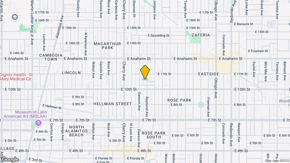 1043 Raymond Ave Map and Location Details