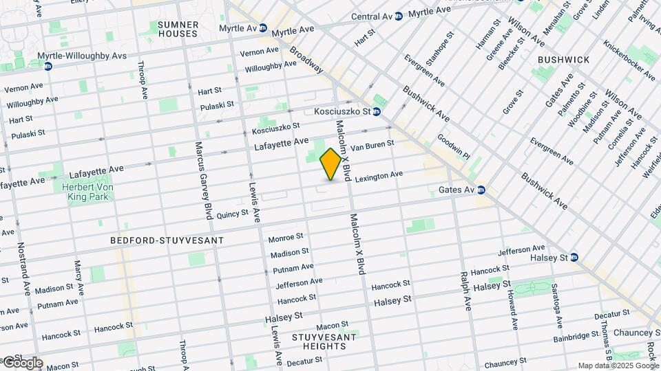 698 Lexington Ave Map and Location Details