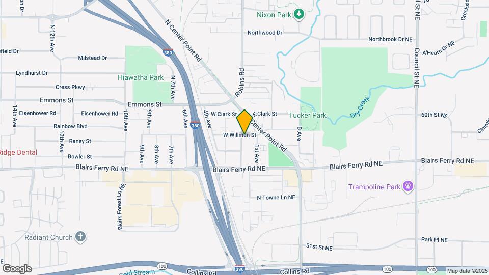 105 W Willman St Map and Location Details