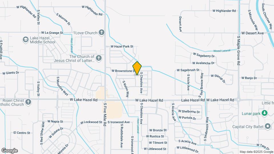 5952 S Red Crest Ave Map and Location Details