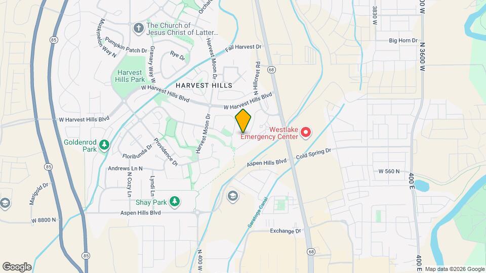 1807 N Crest Rd Map and Location Details