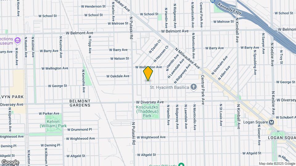 3900 W George St Map and Location Details