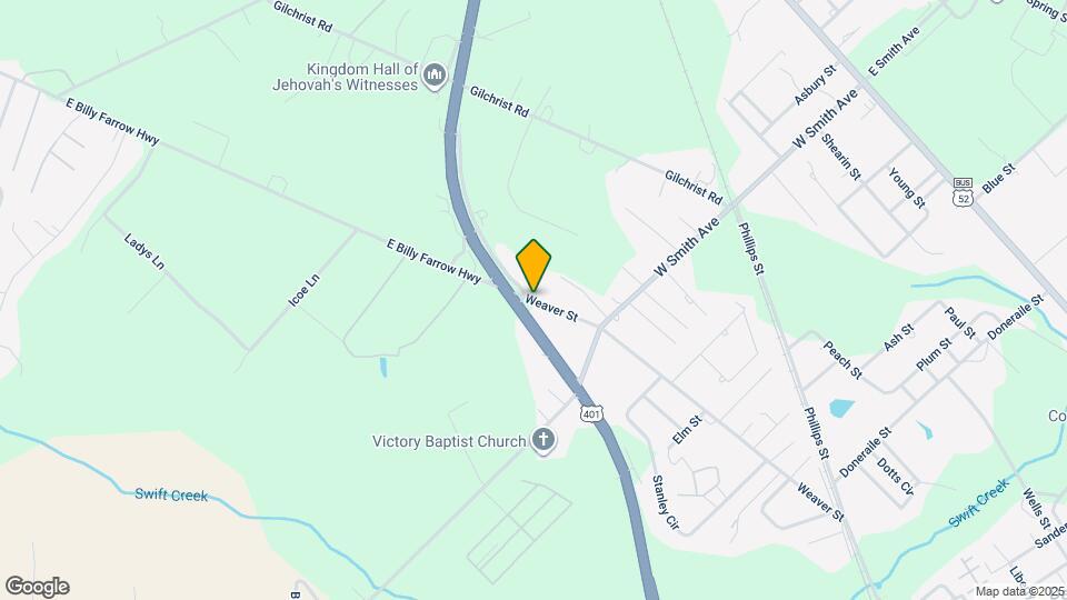 736 Weaver St Map and Location Details