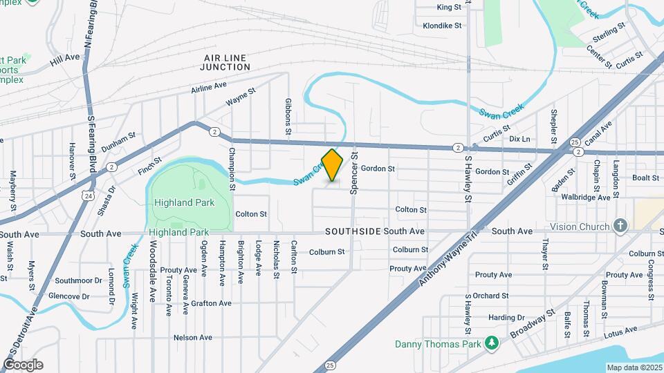 1436 Walbridge Ave Map and Location Details