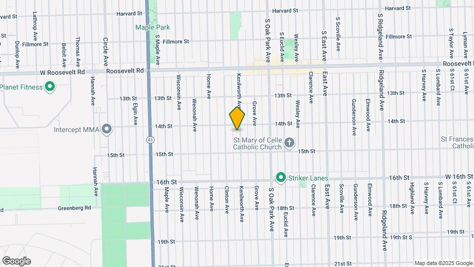 1414 Kenilworth Ave Mapa y Detalles de la Ubicación