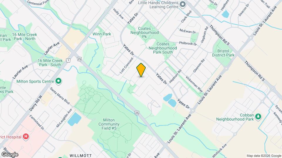 542 Bartleman Terr Map and Location Details