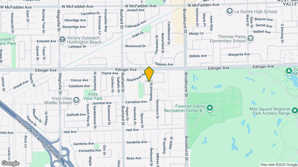 16119 Redwood St Mapa y Detalles de la Ubicación