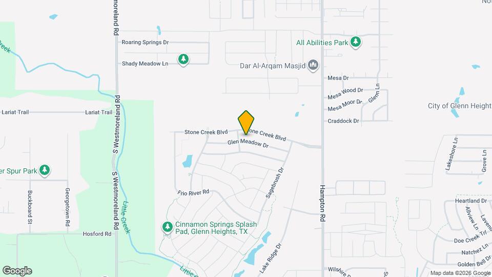 317 Glen Meadow Dr Mapa y Detalles de la Ubicación