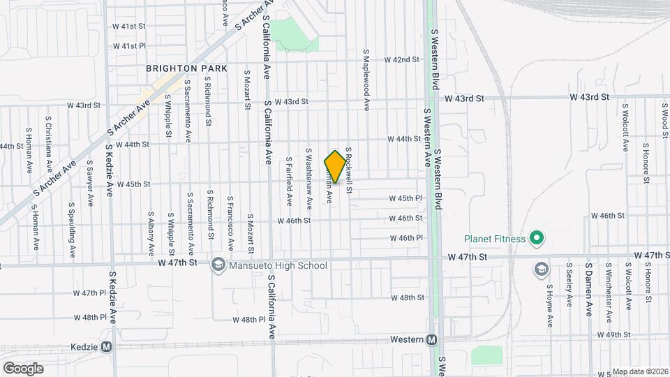 4509 S Talman Ave, Unit Fl 2 Map and Location Details