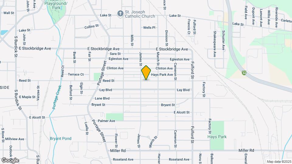 1216 Reed St Map and Location Details