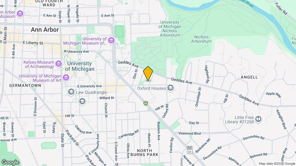 1527 S University Ave Map and Location Details