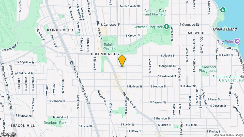 3821 S Angeline St Map and Location Details