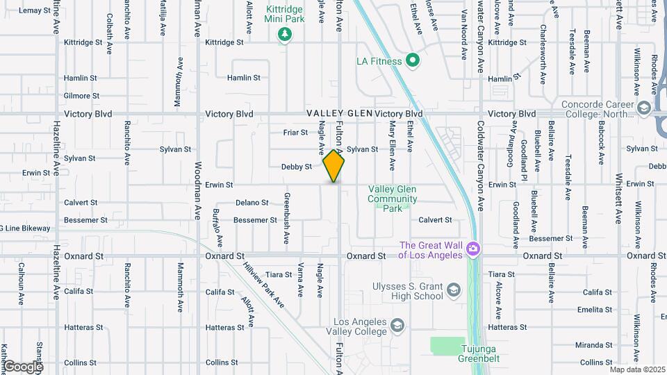 6155 Fulton Ave Map and Location Details