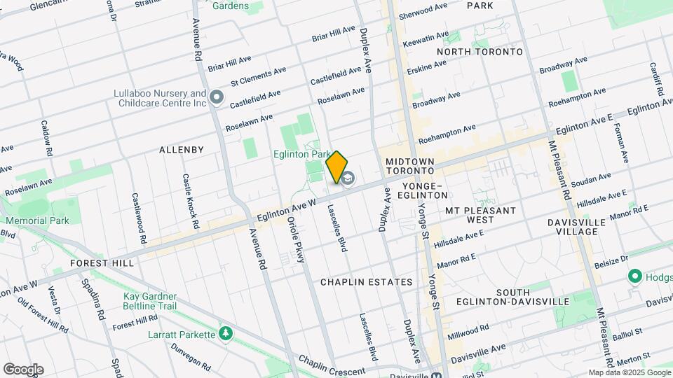 158 Eglinton Ave W Map and Location Details