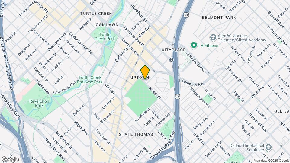 2808 N Hall St Map and Location Details