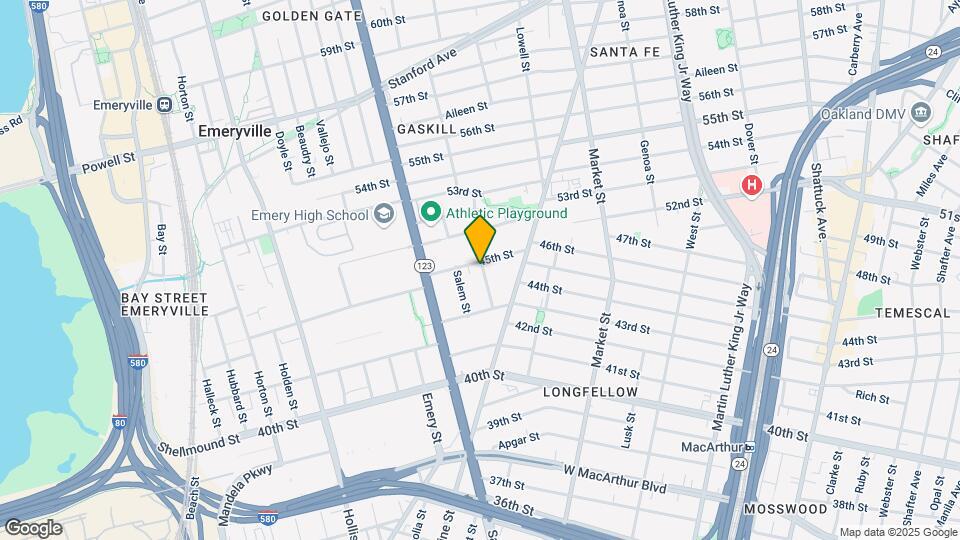 4343 Essex St Map and Location Details