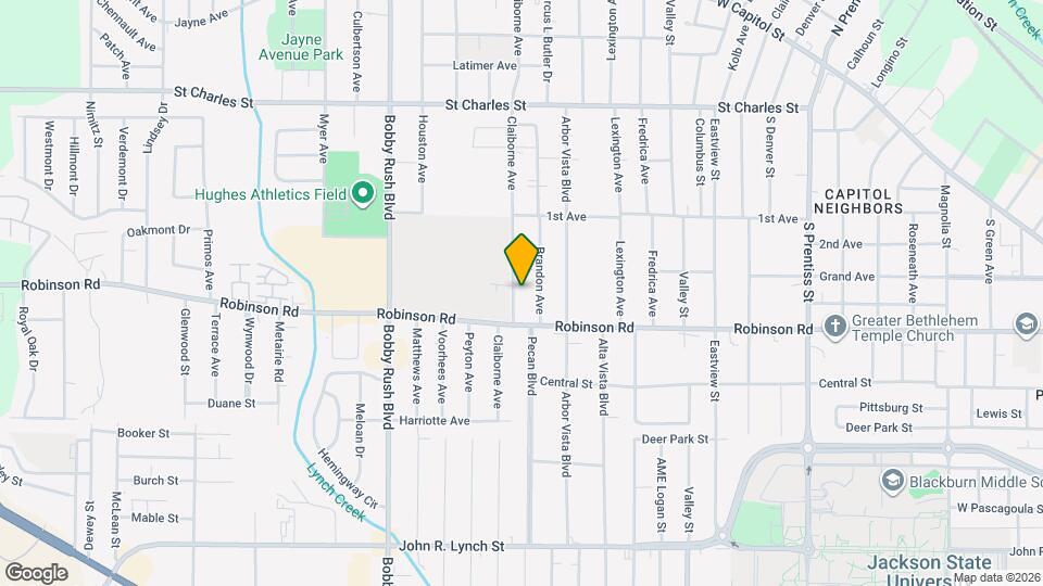 926 Claiborne Ave Map and Location Details