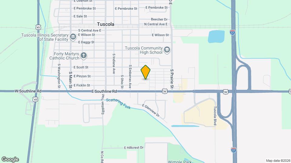 808 E Ficklin St Map and Location Details