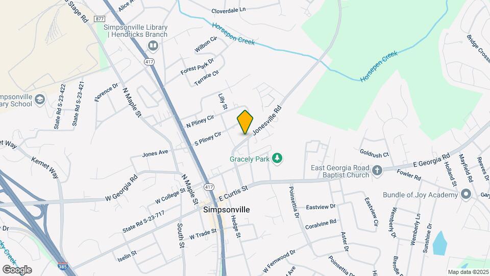 215 Jonesville Rd Map and Location Details