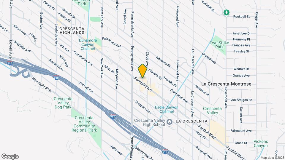 3125 Foothill Blvd Map and Location Details