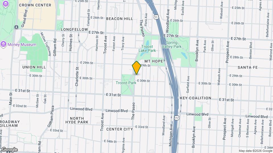 2937 The Paseo Map and Location Details