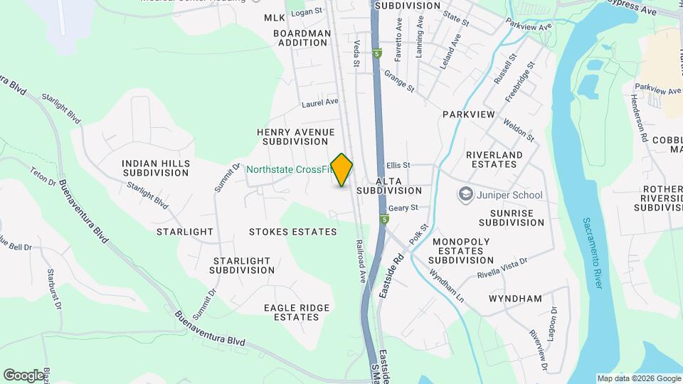 3592 Railroad Ave Map and Location Details