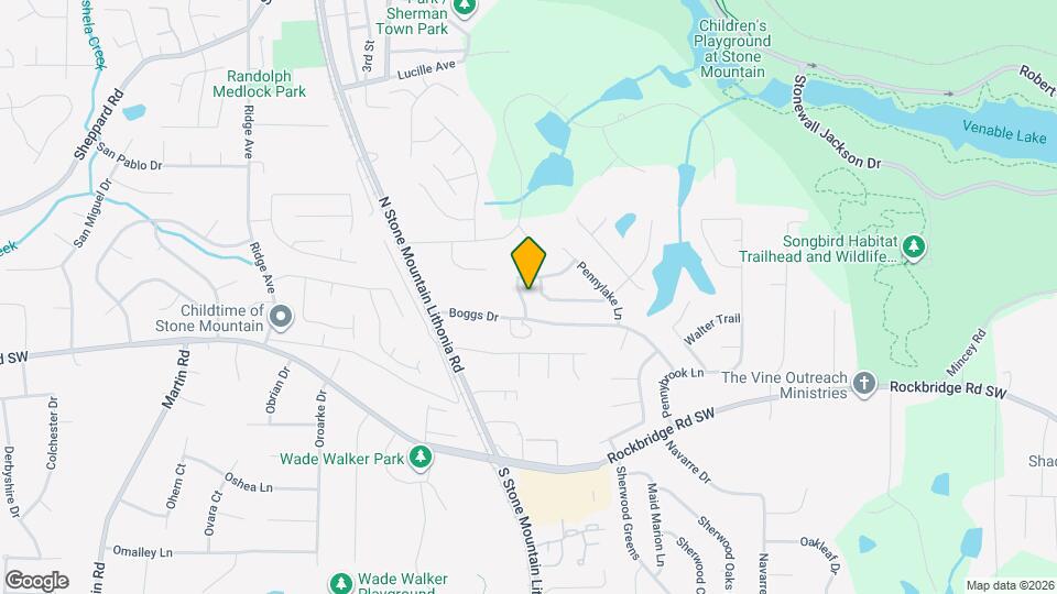 5521 Pennybrook Trail Map and Location Details