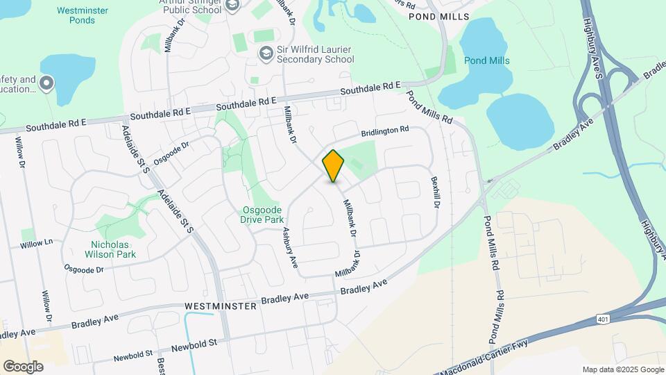 670 Millbank Dr Map and Location Details