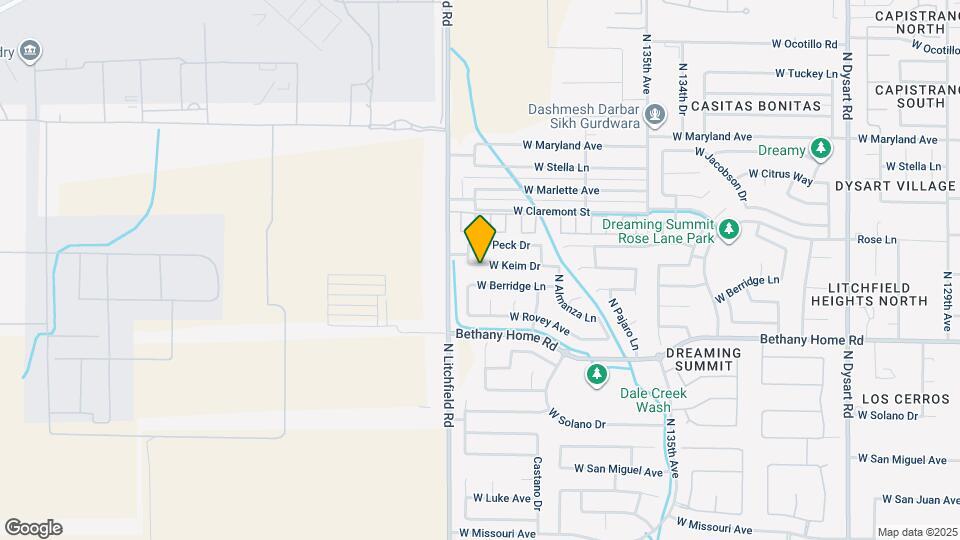 13833 W Keim Dr Map and Location Details