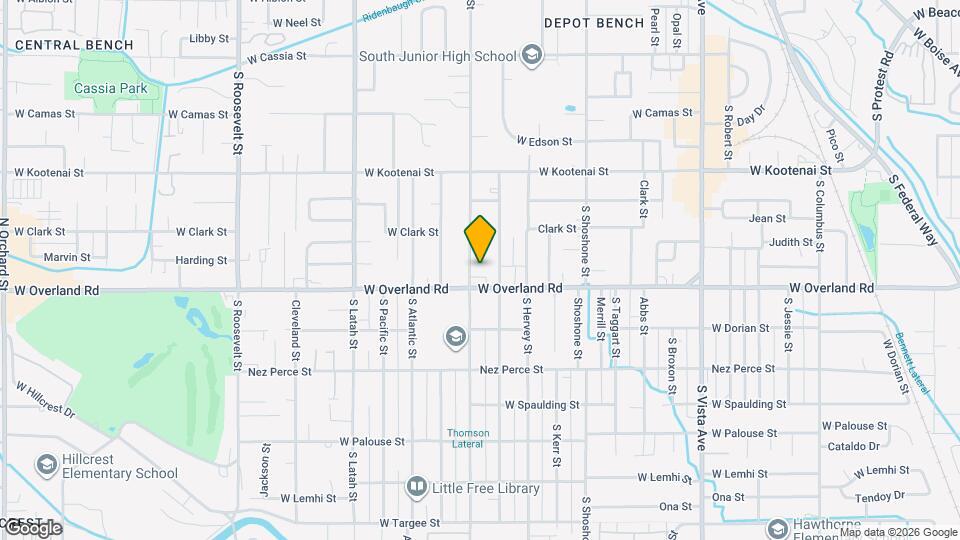 1516 S Owyhee St Map and Location Details